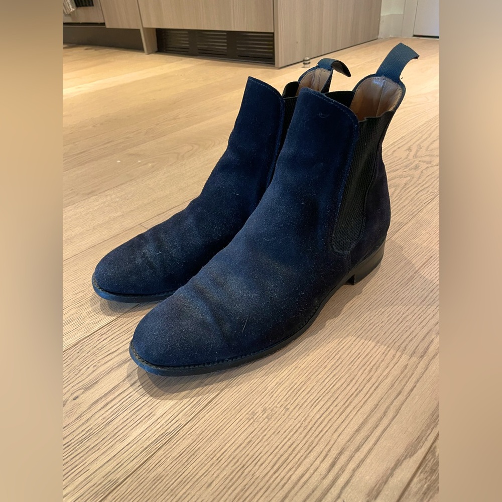 Black Suede Chelsea Boots - Great for Night Out